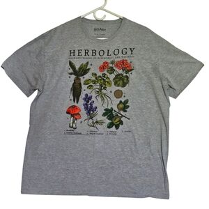 🔥 Harry Potter Herbology Short Sleeve Tee Gray Size XL